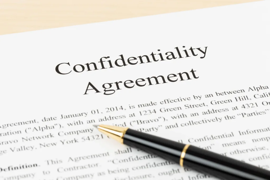 confidentiality agreements